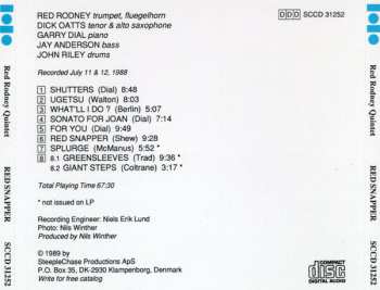 CD Red Rodney Quintet: Red Snapper