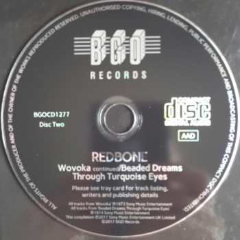 2CD Redbone: Already Here / Wovoka / Beaded Dreams Through Turquoise Eyes