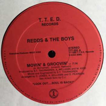 CD Redds And The Boys: Movin And Groovin
