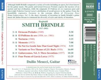 CD Duilio Meucci: Complete Works For Solo Guitar • 1