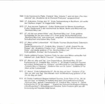 2CD Reinhard Mey: Welch Ein Geschenk Ist Ein Lied