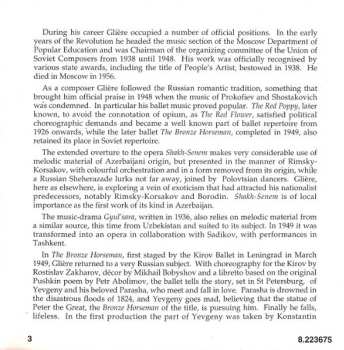 CD Reinhold Gliere: Shakh-Senem • Gyul'sara