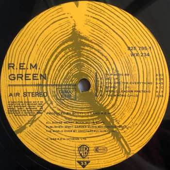 LP R.E.M.: Green CLR