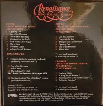 3CD/Box Set Renaissance: A Song For All Seasons DLX