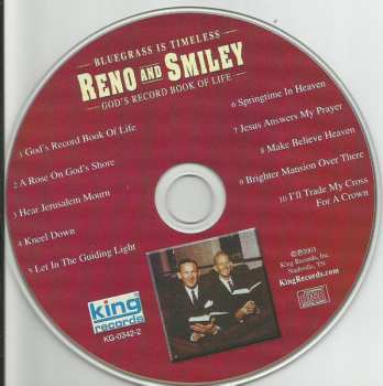 CD Reno And Smiley: Bluegrass Is Timeless: God's Record Book Of Life