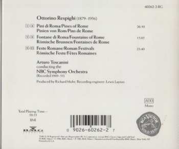 CD Ottorino Respighi: Pines Of Rome / Fountains Of Rome / Roman Festivals