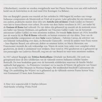 2CD Ottorino Respighi: Fontane Di Roma, Pini Di Roma, Feste Di Roma, Antiche Arie E Danze