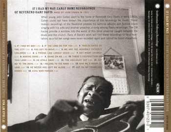 CD Rev. Gary Davis: If I Had My Way: Early Home Recordings