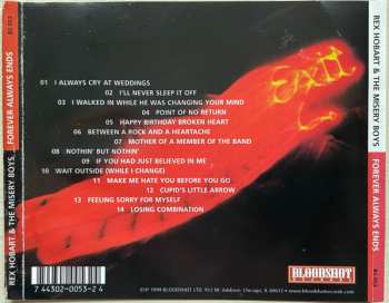 CD Rex Hobart And The Misery Boys: Forever Always Ends