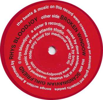 SP Rhys Bloodjoy: Broken Window / Scandinavian Girlfriend LTD | NUM | CLR