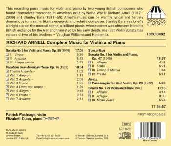 CD Richard Arnell: Complete Music For VIolin and Piano
