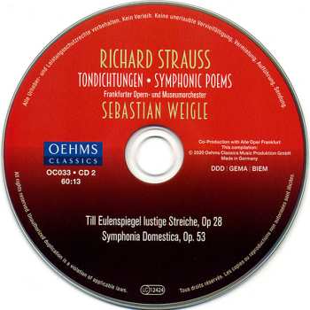 6CD/Box Set Richard Strauss: Tondichtungen • Symphonic Poems