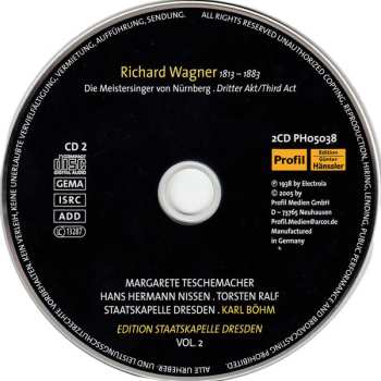 2CD Staatskapelle Dresden: Die Meistersinger von Nürnberg, Dritter Akt/Third Act
