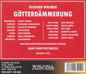 4CD Richard Wagner: Götterdämmerung