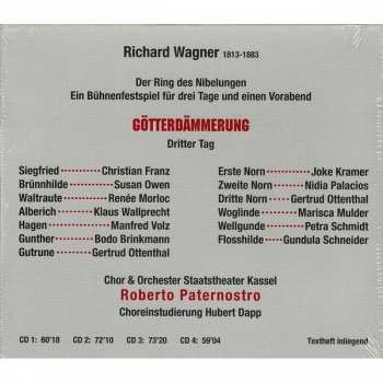 4CD/Box Set Richard Wagner: Götterdämmerung