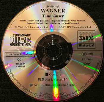 2CD Richard Wagner: Tannhäuser