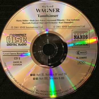 2CD Richard Wagner: Tannhäuser