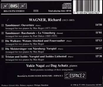 CD Richard Wagner: Wagner Highlights Arranged For Two Pianos By Max Reger