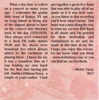 CD Richie Furay: Live At My Father's Place, August 31, 1976