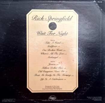 LP Rick Springfield: Wait For Night