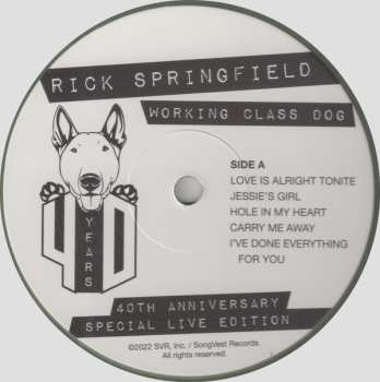 LP Rick Springfield: Working Class Dog (40th Anniversary Special Live Edition) CLR
