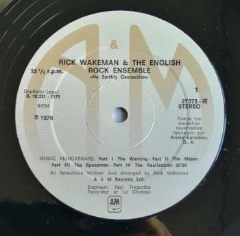 LP Rick Wakeman: No Earthly Connection