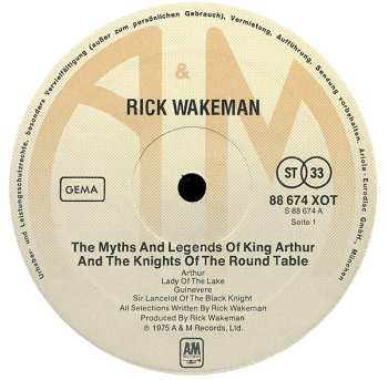 LP Rick Wakeman: The Myths And Legends Of King Arthur And The Knights Of The Round Table