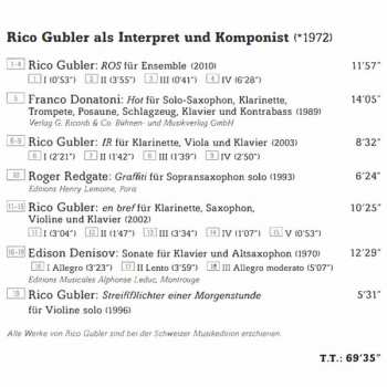 CD Rico Gubler: Rico Gubler