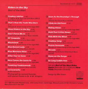 CD Riders In The Sky: Best Of The West