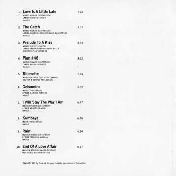 CD Rigmor Gustafsson Quintet: Plan #46