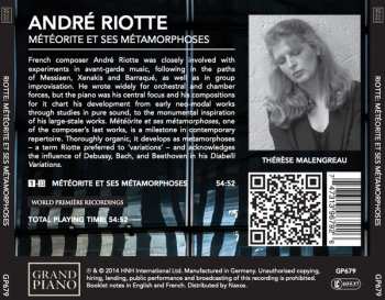 CD Thérèse Malengreau: Météorite Et Ses Métamorphoses (Motif, 31 Variations Et Une Coda)