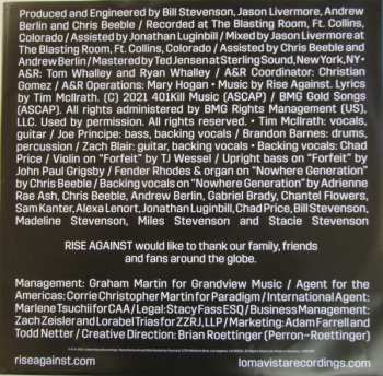 LP Rise Against: Nowhere Generation LTD | CLR