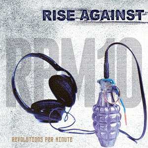 LP Rise Against: RPM10 (Revolutions Per Minute) CLR