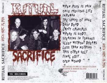 CD Ritual Sacrifice: When Hope Is Pain