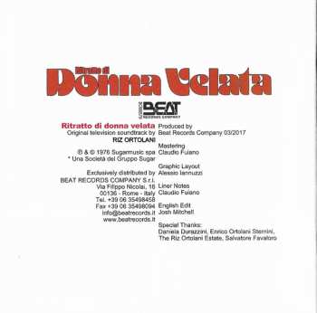 CD Riz Ortolani: Ritratto Di Donna Velata