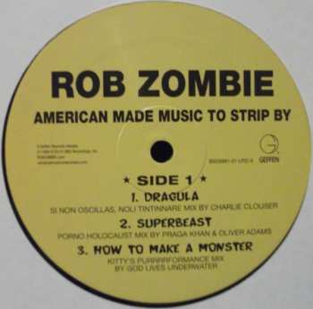 2LP Rob Zombie: American Made Music To Strip By
