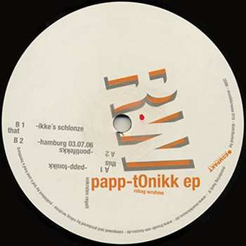 Album Robag Wruhme: Papp-tonikk EP