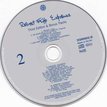2CD Robert Fripp: Exposure
