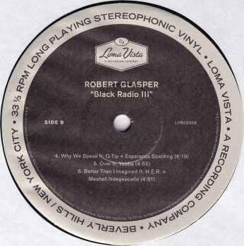 2LP Robert Glasper: Black Radio III
