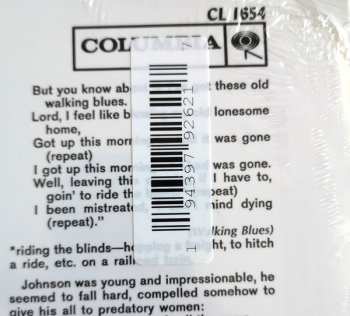 LP Robert Johnson: King Of The Delta Blues Singers LTD | CLR