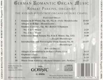 CD Robert Parkins: German Romantic Organ Music
