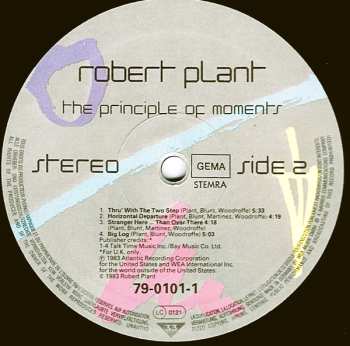 LP Robert Plant: The Principle Of Moments