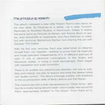 CD Robert Plant: The Principle Of Moments