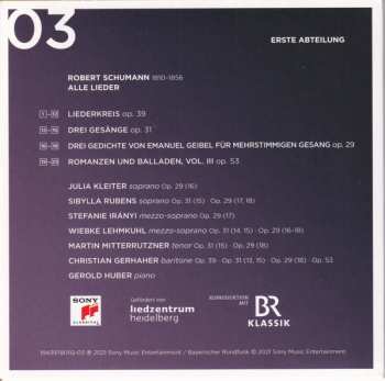 11CD/Box Set Robert Schumann: Alle Lieder