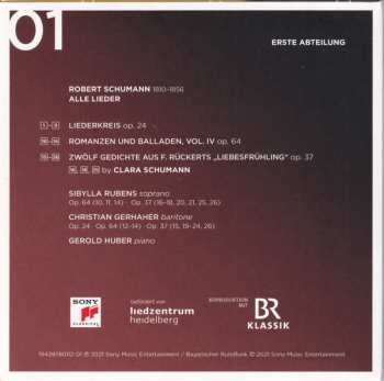 11CD/Box Set Robert Schumann: Alle Lieder