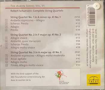 CD Robert Schumann: Complete String Quartets
