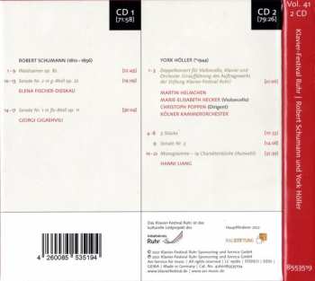 2CD/Box Set Robert Schumann: Edition Klavier-Festival Ruhr: Robert Schumann Und York Höller (Live Recording 2022)