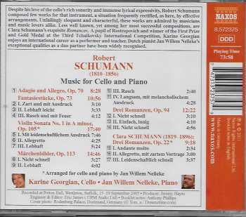 CD Robert Schumann:  Music For Cello And Piano