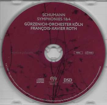 SACD Robert Schumann: Symphonies 1 & 4