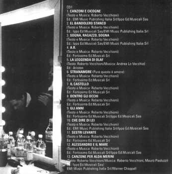 2CD Roberto Vecchioni: Canzoni E Cicogne